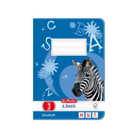 Schulheft Herlitz 80g 16 Blatt DIN A5