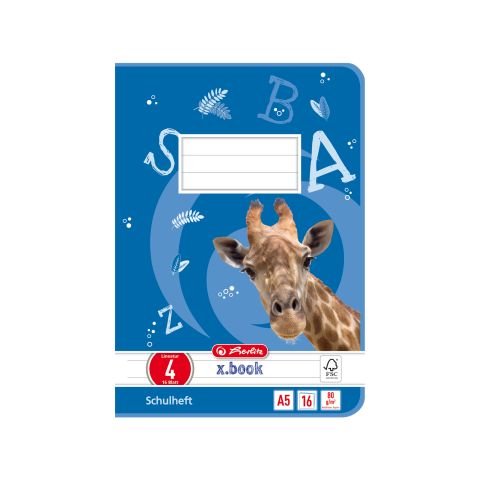 Schulheft Herlitz 80g 16 Blatt DIN A5