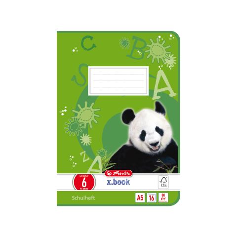 Schulheft Herlitz 80g 16 Blatt DIN A5