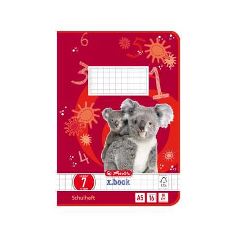 Schulheft Herlitz 80g 16 Blatt DIN A5