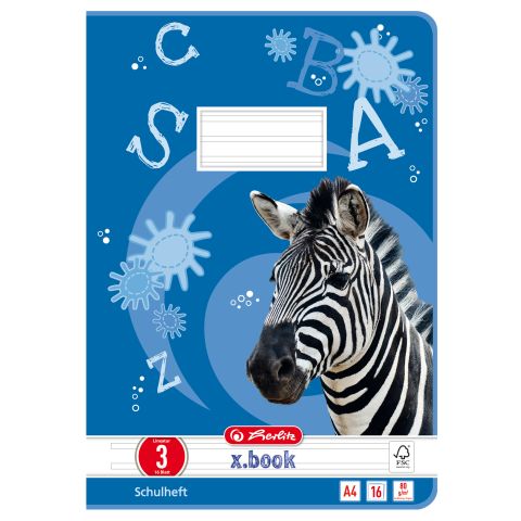 Schulheft Herlitz 80g 16 Blatt DIN A4