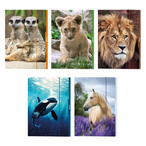 Sammelmappe Pelikan A3 Tiere sortiert