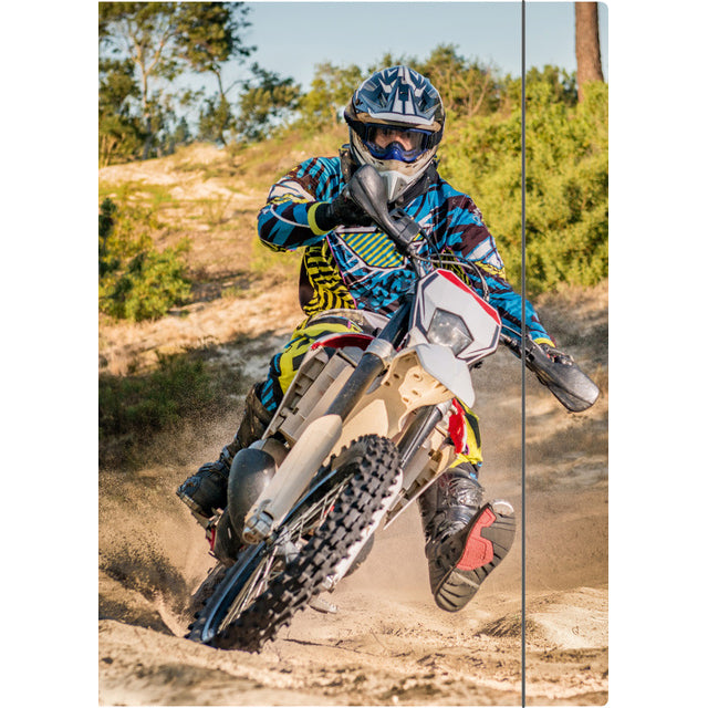 RNK Zeichenmappe DIN A4 – Eckspannmappe Mit Motocross-Motiv, Aus Karton