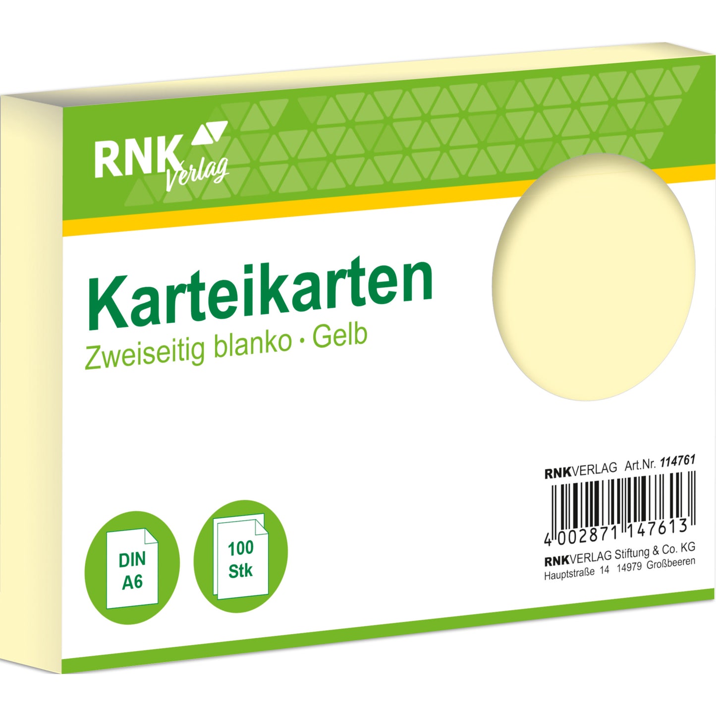 Karteikarte 250g DIN A6 100St