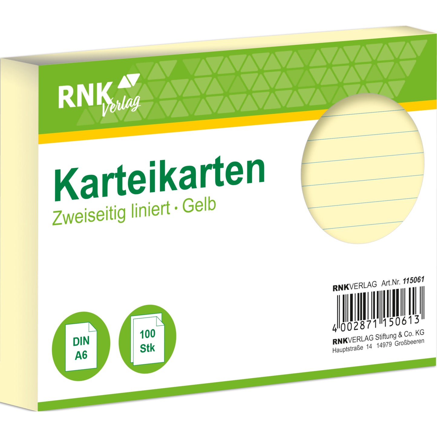Karteikarte 250g DIN A6 100St