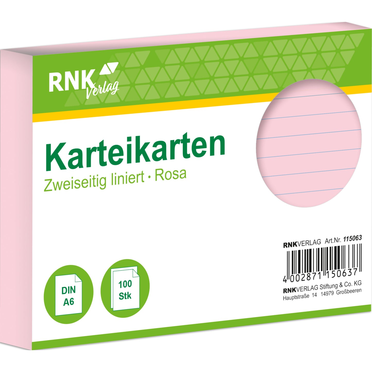 Karteikarte 250g DIN A6 100St