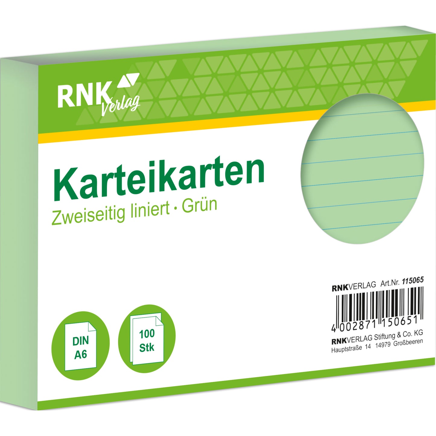 Karteikarte 250g DIN A6 100St