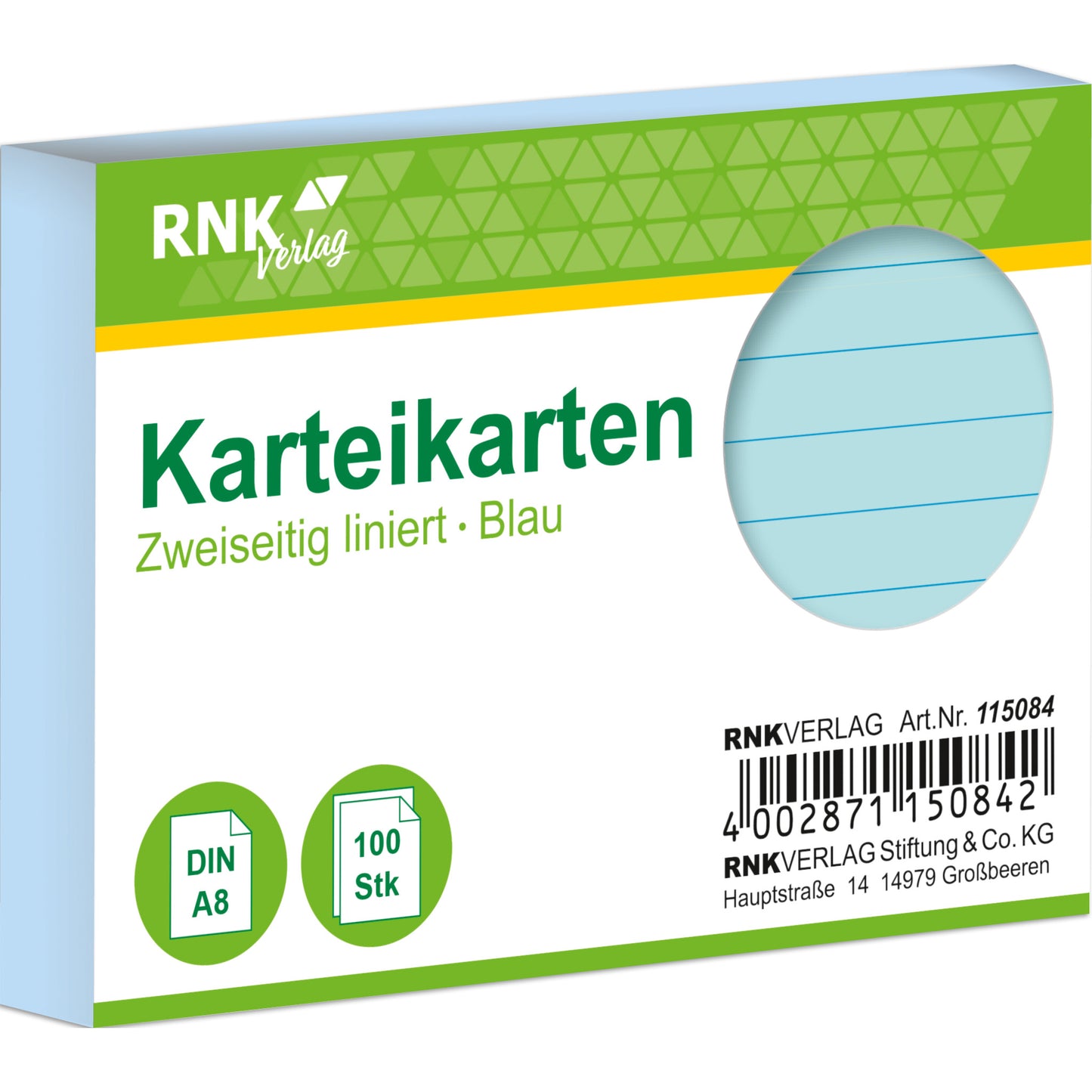Karteikarte 250g DIN A8 100St