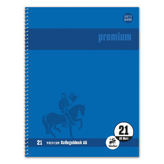 Collegeblock Staufen Premium 90g DIN A5 80 Blatt