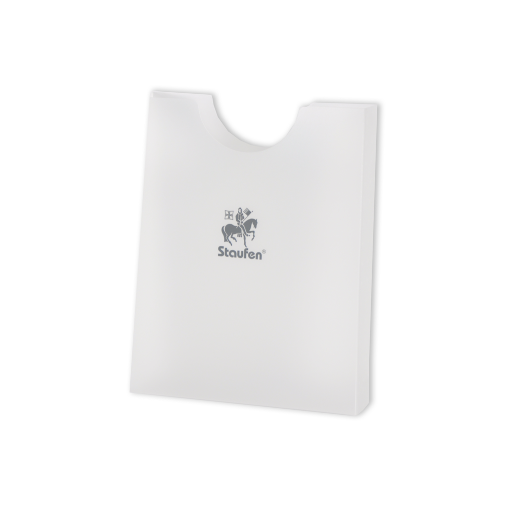 Heftbox Staufen Polypropylen DIN A4 offen 53mm weiß-transluzent