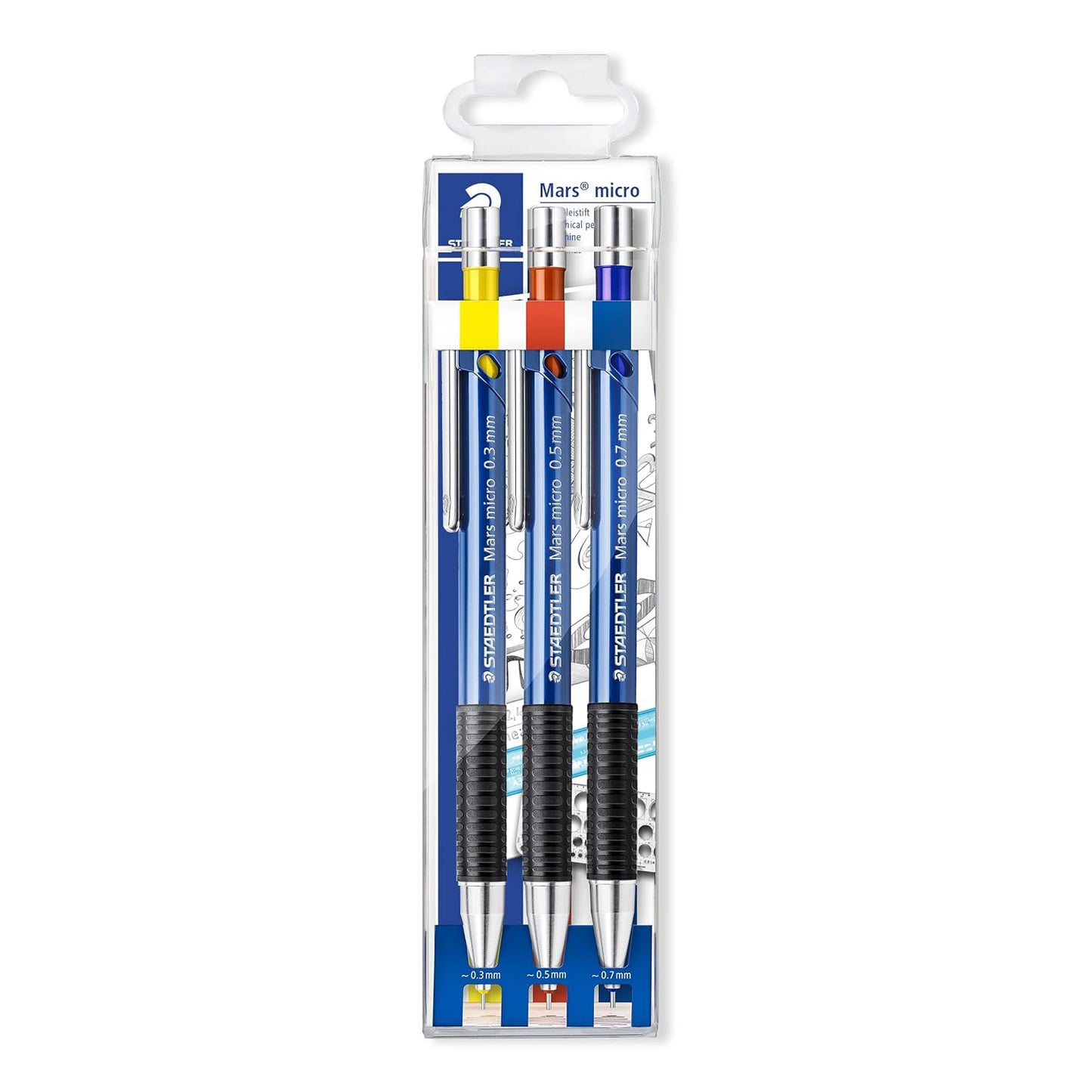 Druckbleistift-Set Staedtler Mars micro 0.3/0.5/0.7mm