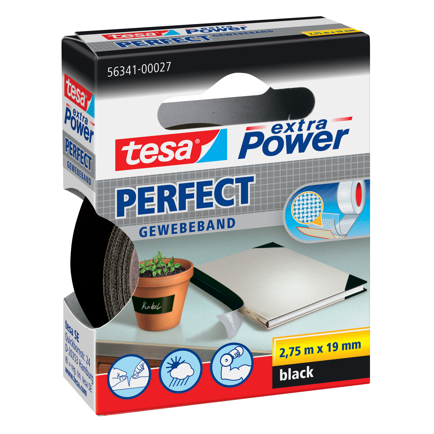 Gewebeband Tesa extra Power perfect 2.75 m