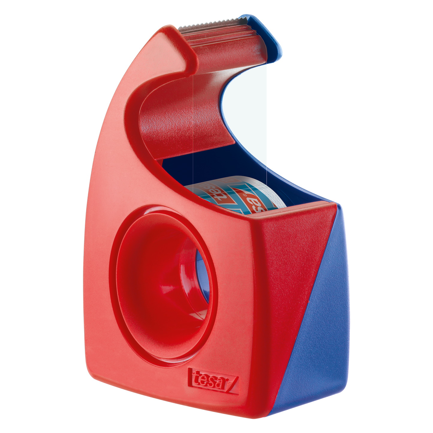 Handabroller Tesa Easy Cut rot/blau