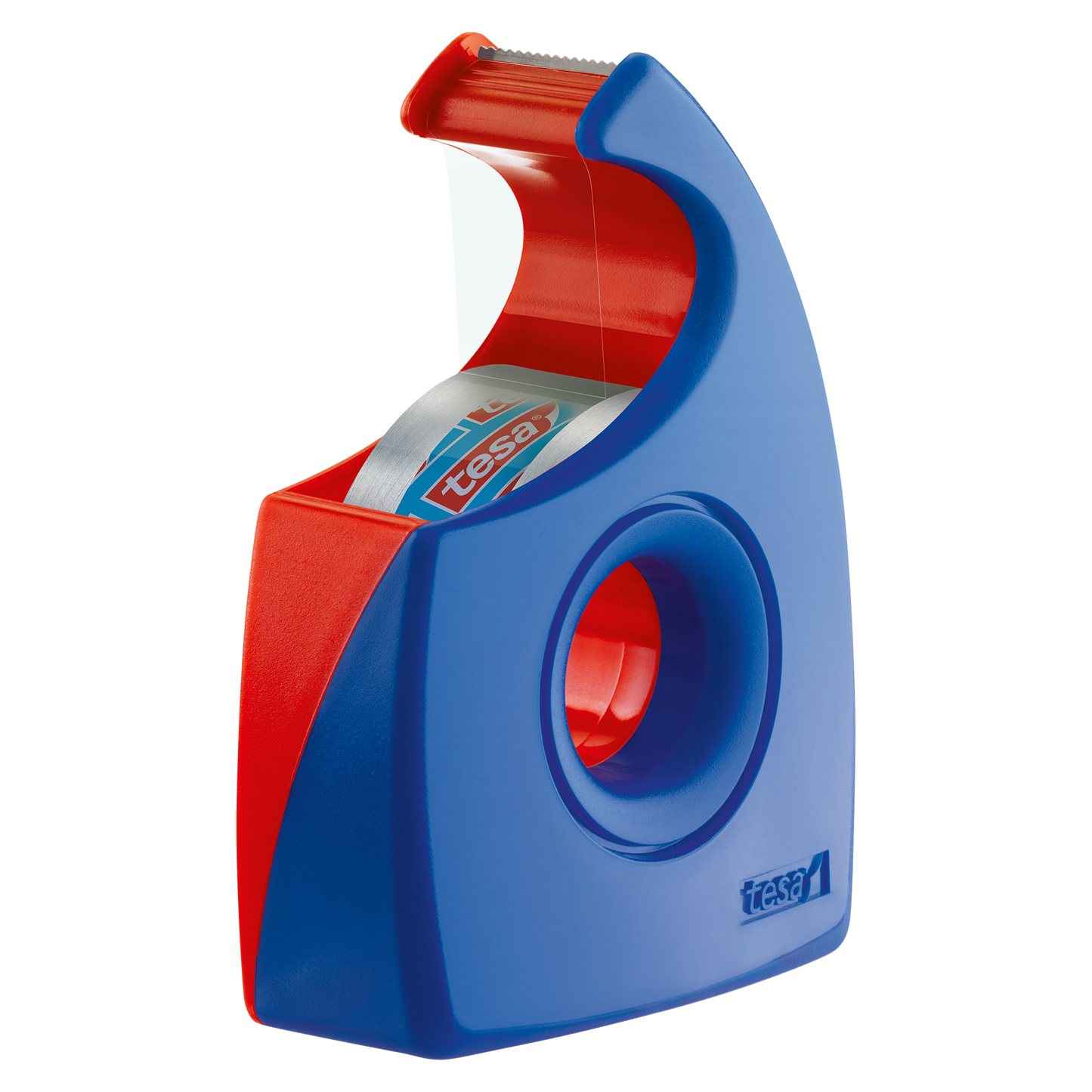 Handabroller Tesa Easy Cut rot/blau