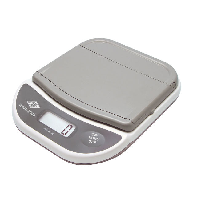 Briefwaage Wedo 2000 Tragfähigkeit 2kg weiß/grau