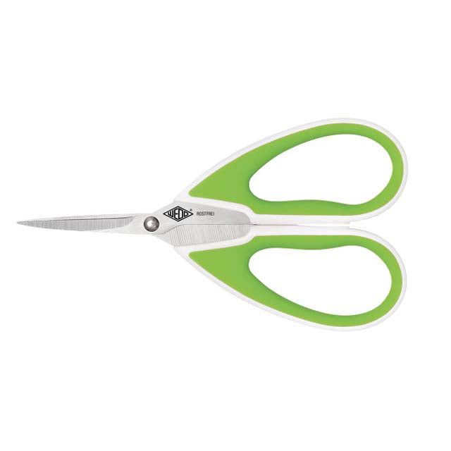 Allroundschere Wedo Comfortline Softgrip Edelstahl 115mm hellgrün