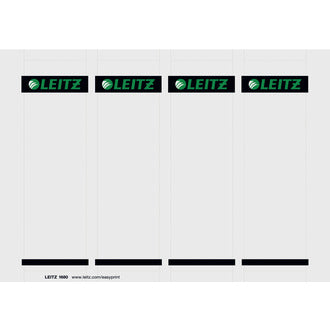 Einsteck-Rückenschild Leitz A4 grau
