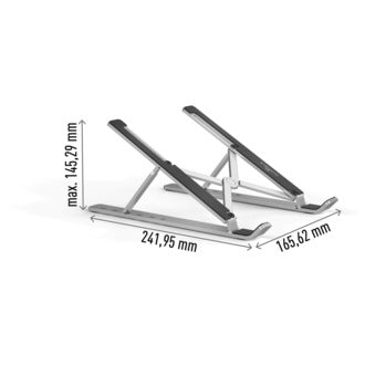 Laptopständer Durable FOLD silber