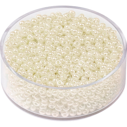 Böhmische Rocaille Prandell 2.5mm glänzend opak