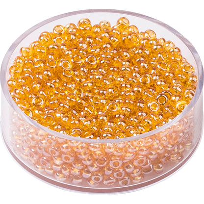 Böhmische Rocaille Prandell 2.5mm glänzend transparent