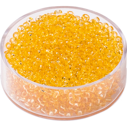Böhmische Rocaille Prandell 2.5mm glänzend transparent
