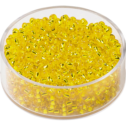Böhmische Rocaille Prandell 2.5mm glänzend transparent