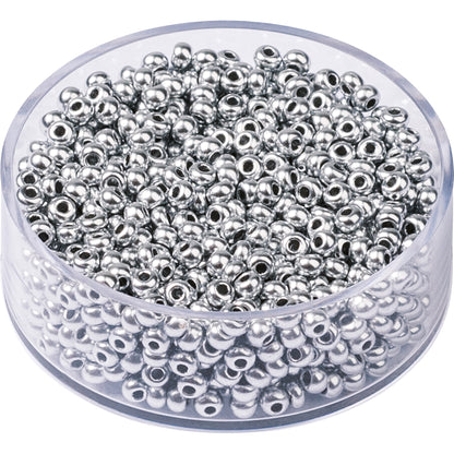 Böhmische Rocaille Prandell 2.5mm glänzend opak