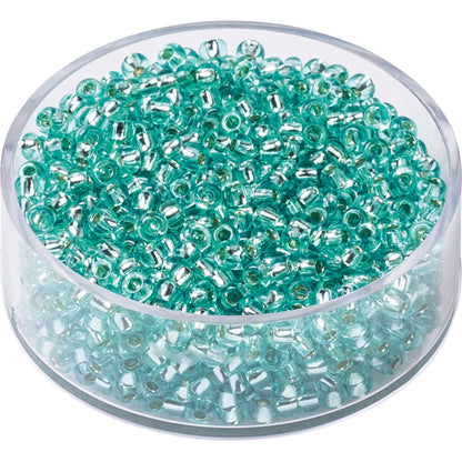 Böhmische Rocaille Prandell 2.5mm glänzend transparent