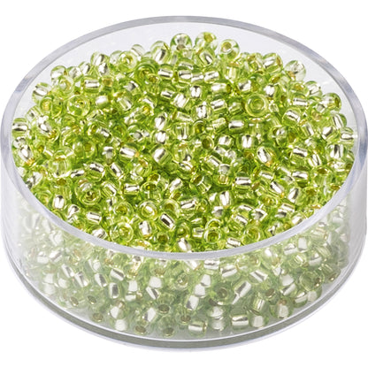 Böhmische Rocaille Prandell 2.5mm glänzend transparent
