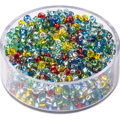 Böhmische Rocaille Prandell 2.5mm glänzend transparent