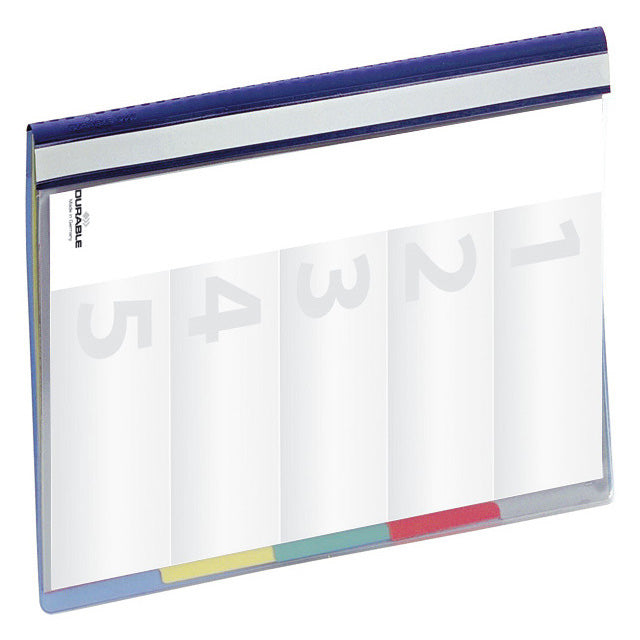 Organisationshefter Durable Unterteilungen A4 blau