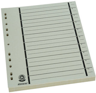 Trennblatt Karton DIN A4 100 Stück