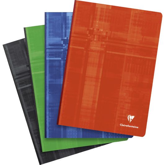 Softcover-Kladde Clairefontaine 90 g/m² 96 Blatt DIN A4 farbig sortiert