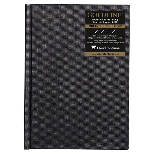 Skizzenbuch Clairefontaine Goldline 140g 64 Blatt elfenbein