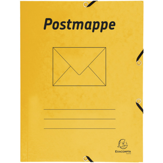 Postmappe Exacompta Karton DIN A4 gelb