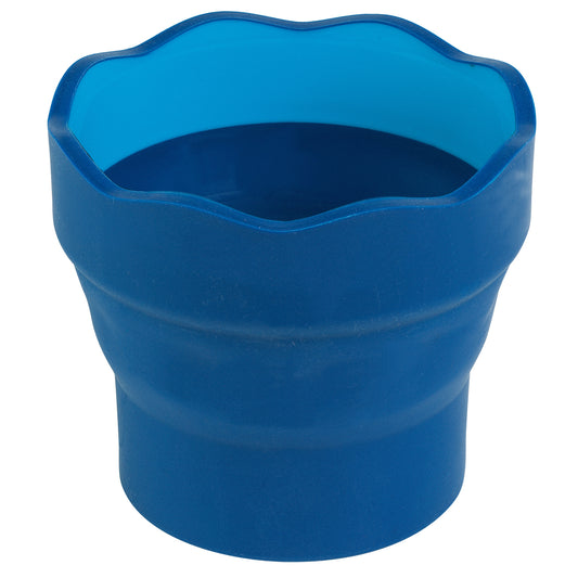 Wasserbecher Faber Castell Clic&Go blau