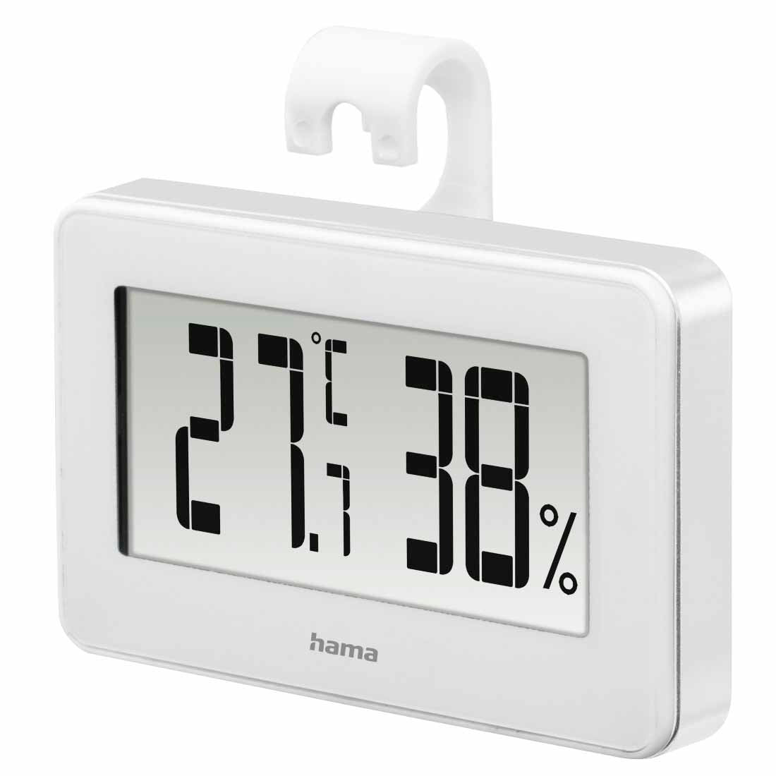 Thermo-/Hygrometer Hama Mini weiß