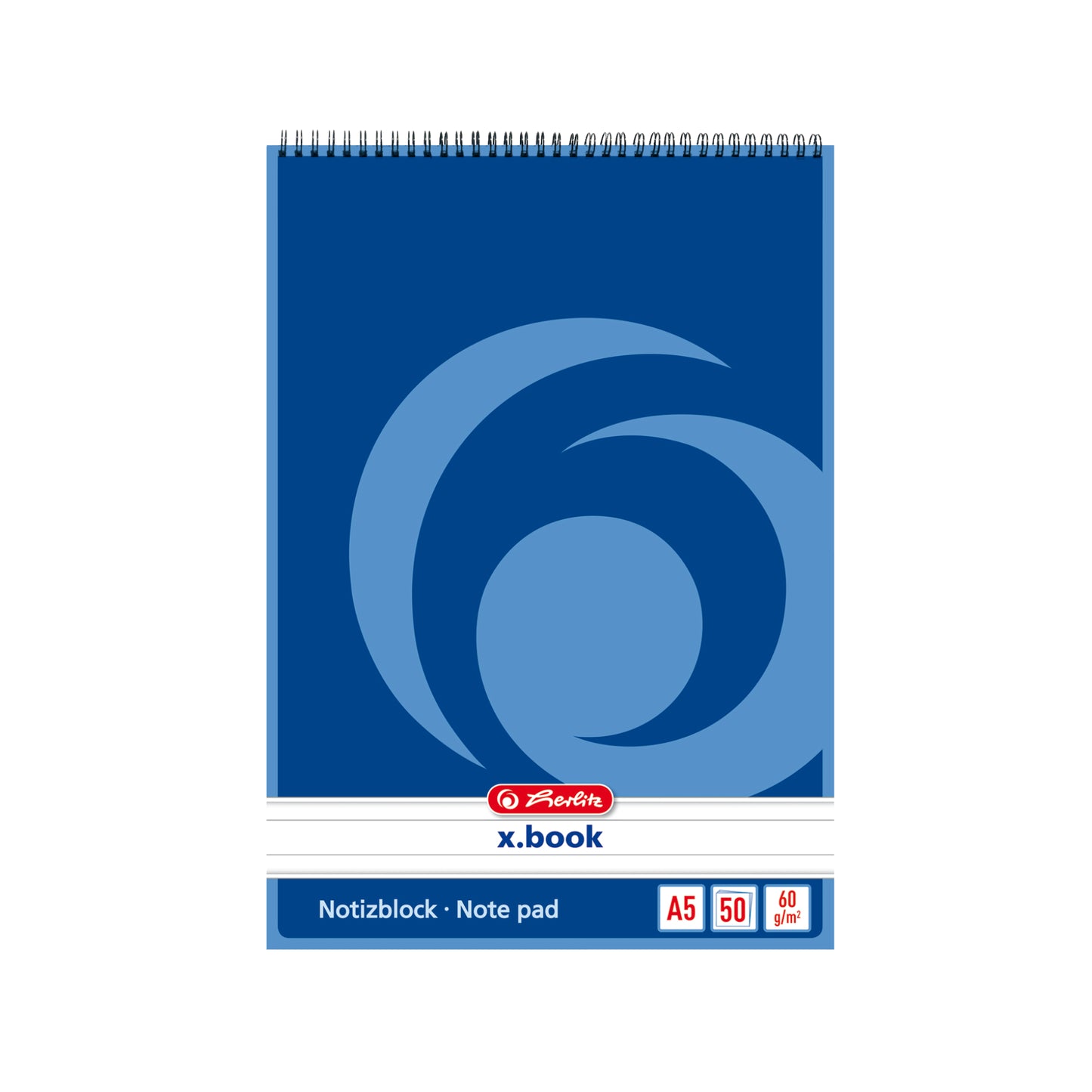 Spiralnotizblock Herlitz 60g DIN A5 50 Blatt