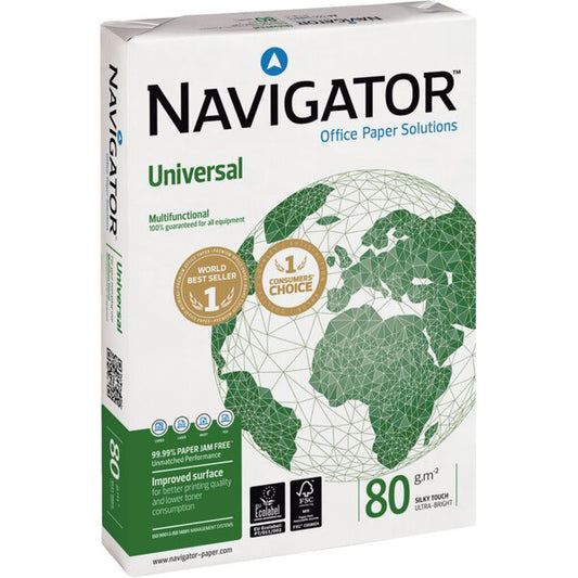 Kopierpapier Navigator Universal 80g DIN A4 weiß 500 Blatt