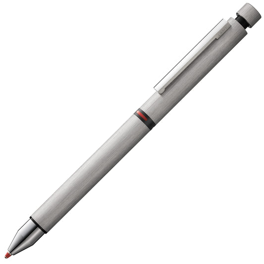 Multifunktionsschreiber Lamy cp1 tri pen brushed Edelstahl strichmattiert 3-in-1 (Kugelschreiber schwarz & rot. Druckbleistift 0.5mm)