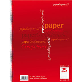 Collegeblock PaperCompetence 70g DIN A4 80 Blatt