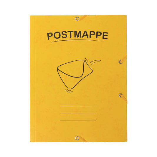 Postmappe Stylex Karton DIN A4 gelb