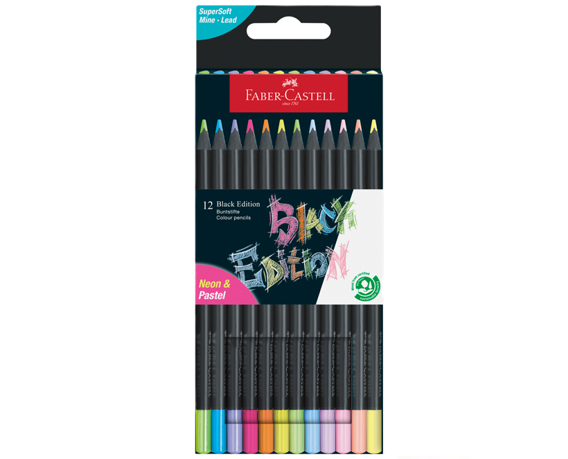 Farbstift Faber Castell Black Edition Kartonetui