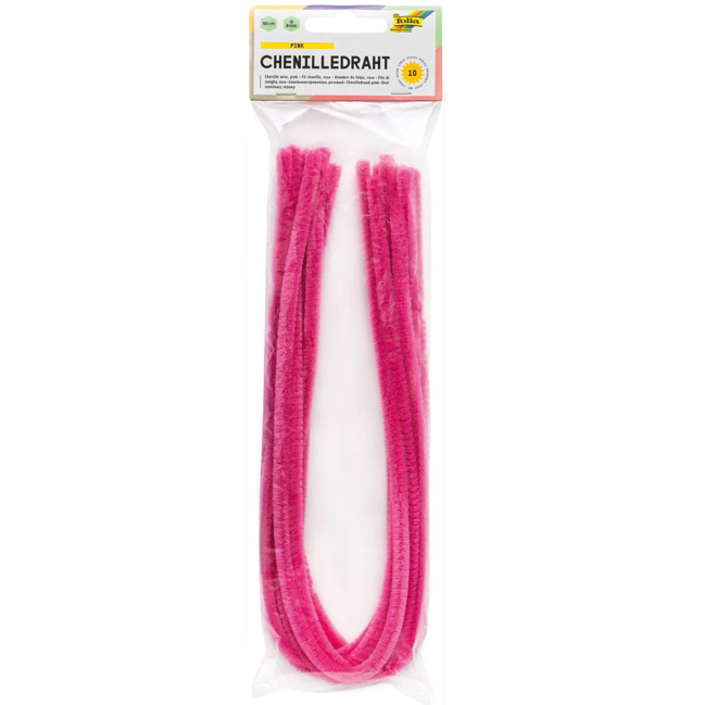Chenilledraht Folia 8mm 50cm 10St