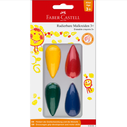 Malkreide Faber Castell Birne 4St auf Blisterkarte