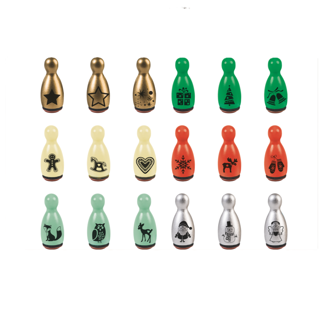 Mini-Stempel Prandell Weihnachten 3St