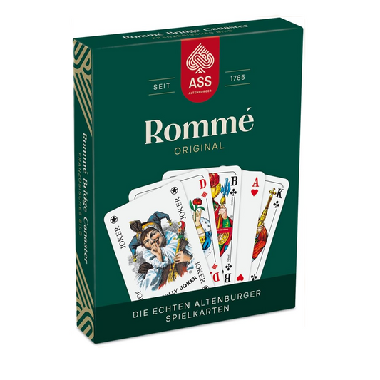 Kartenspiel ASS Romme 2x55 Karten in Stülpschachtel