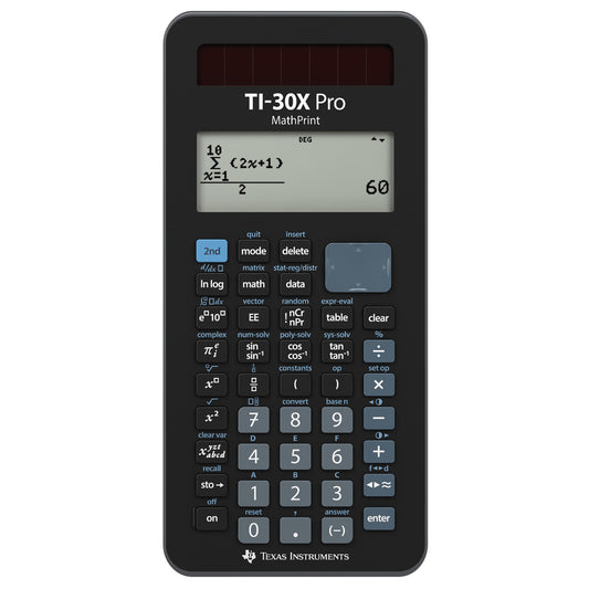 Schultaschenrechner TI-30X Pro MathPrint schwarz