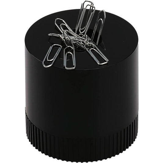 Klammernspender Arlac clip-boy rund 70x70mm schwarz