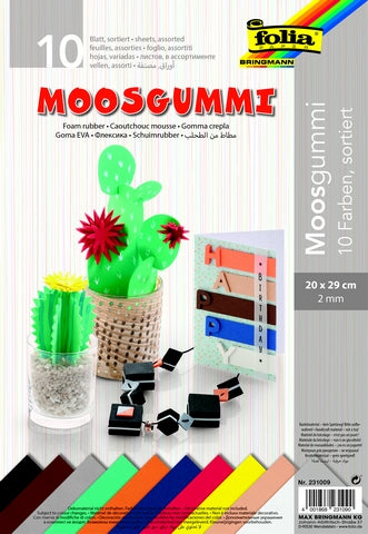 Moosgummi Folia 2mm